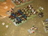 .... while the Combined Cuirassier-Dragoon Regiment again forces the Kienmayer Hussars #8 to fall back...