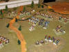 ... and the Austrian cavalry evades combat falling back.