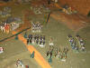 Meanwhile the Old Guard Cavalry, Horse Grenadiers and Empress Dragoons, advance towards the Allied cavalry...